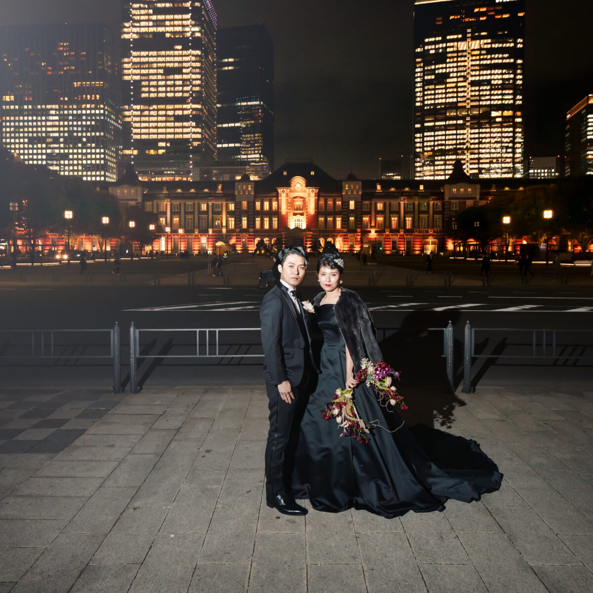 Night Elegance at Tokyo Station